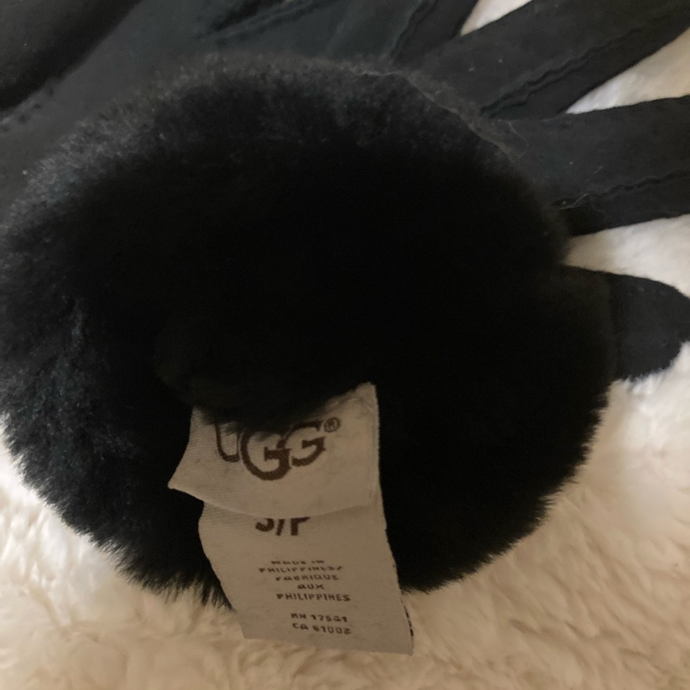 UGG gloves SZ S/P BLK - Picture 2 of 2